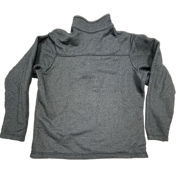 Columbia Sweater Mens Size L Black Great Hart Mountain III Half Zip Pullover EUC - Picture 2 of 12